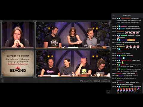 Critical Role Campaign 2, Episode 91 - Caleb and Jester moment with chat