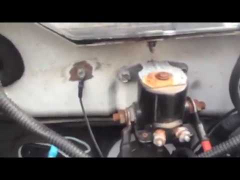 Meyer snow plow e-58-h pump motor solenoid replacement, fix