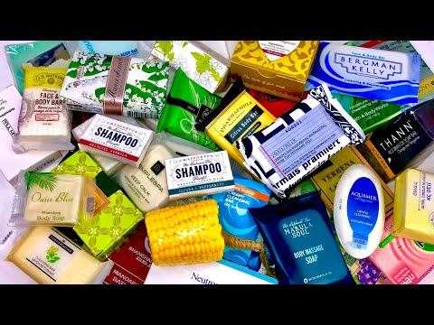 HUGE HAUL of TINY Soaps! - ASMR UNBOXING / UNWRAPPING OF very small INTERNATIONAL SOAPS - Satisfying