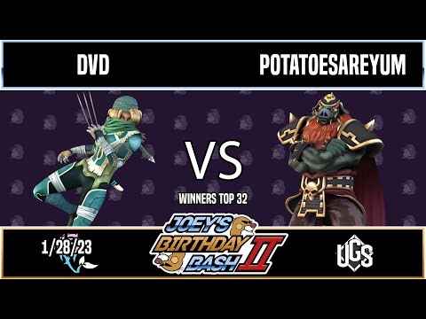 Joey's Birthday Bash 2 - Winners Top 32 - dvd(Sheik) Vs. PotatoesAreYum(Ganondorf)