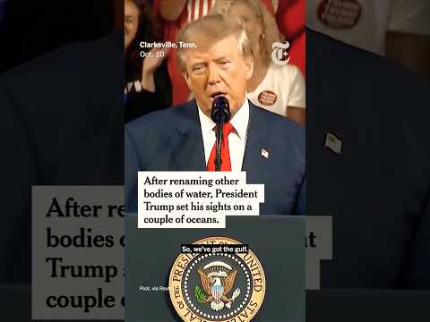Trump Suggests Renaming an Ocean