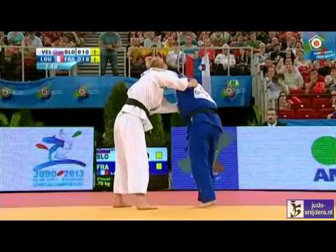 Judo 2013  European Championships Budapest: Velensek (SLO) - Louette (FRA) [-78kg] final