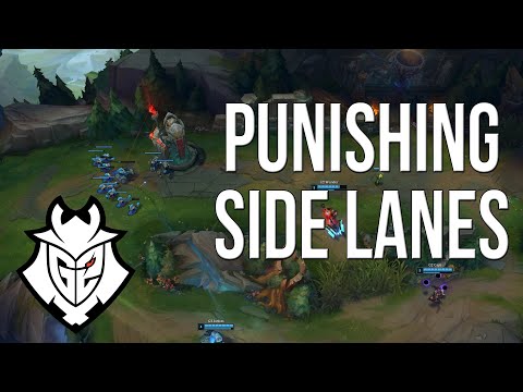 How G2 Esports Punish Side Lanes with Stacked Waves