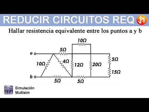 How to calculate equivalent resistance between two points 🔒 Analysis of electrical circuits [Clas...
