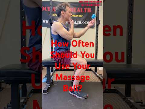 Part of a video titled How Often Should You Use Massage Balls? - YouTube