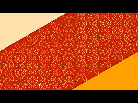 自作動画編集用の無料和柄素材｜麻の葉文様 輪違い麻の葉文様｜着物の着付けや参拝・結婚式のビデオがおススメ
