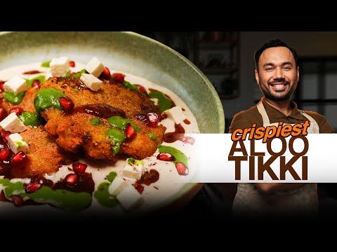Crispiest Aloo Tikki Chaat Recipe | Street‑Style आलू टिक्की चाट at Home