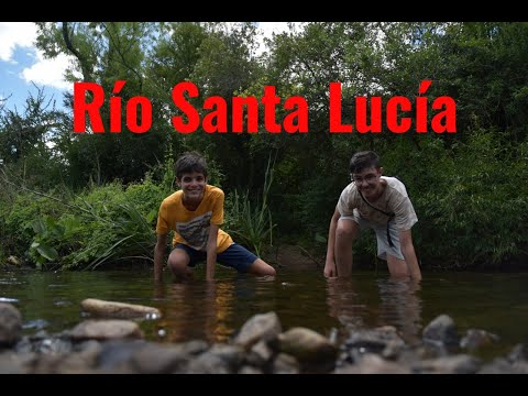 Río Santa Lucía y Camping Arequita, Lavalleja. | Cruzamos el río caminando🌊🌊.