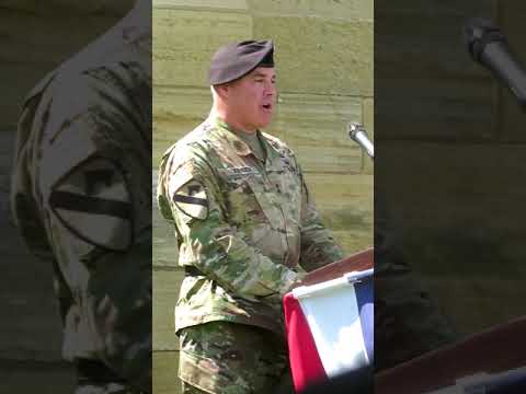 Final portion of General Kaiser Remarks, Change of Command Ceremony