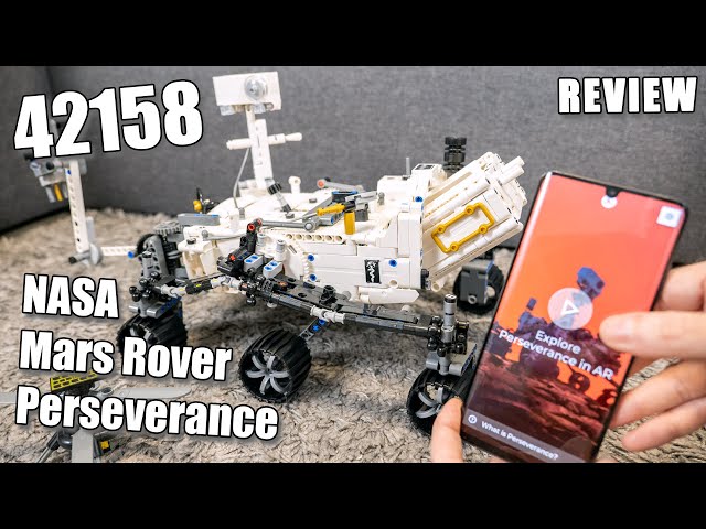 Vídeo relacionado con LEGO 42158 Technic NASA Mars Rover Perseverance, Set del Espacio con Experiencia Aplicación AR, Juguete de Construcción Ciencia e Ingeniería de Vehículos, Regalo de Cumpleaños para niños y niñas