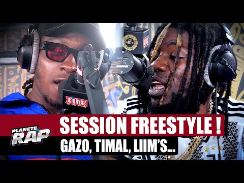 Gazo - Session freestyle avec Timal, Liim's, Chinoi, Doope, Horsen, Parano & Daams ! #PlanèteRap