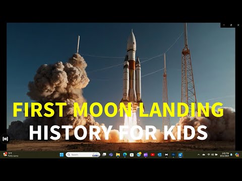 Blast Off to the Moon: The First Moon Landing Adventure!
