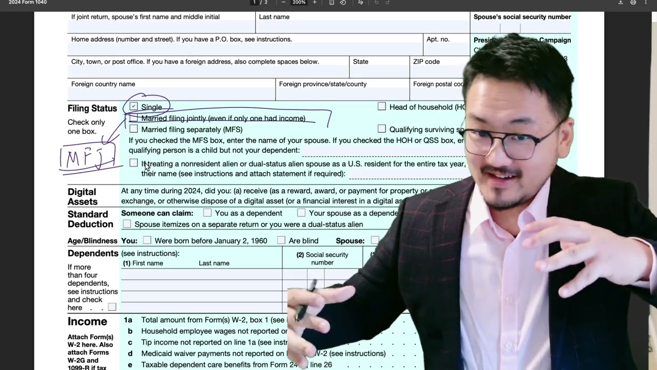 Filing Status Comparison: Single vs Married Filing Jointly vs ...