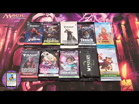 Opening Every Pack of MTG Cards (Nearly) - Bloomburrow-Spider-Man