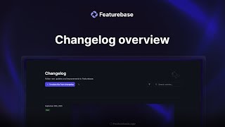 Featurebase | Introduction to Changelogs