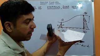 Hydraulic jump derivation