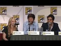 Howard and  Melissa  Rauch doing voice of Howard's Mom |Jim mocking  comic con 201l