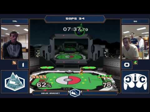 S@PS 34 Melee Singles - TRL (Fox) vs SQ (Luigi) - Winner's Bracket