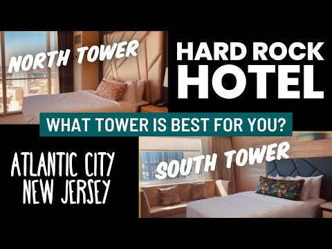 Hard Rock Hotel Atlantic City NJ 2022 rooms South and North Tower Tour