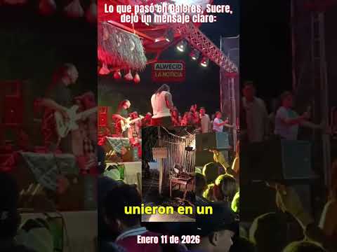 Lo que pasó en Galeras, Sucre, dejó un mensaje claro: sí se puede celebrar en paz