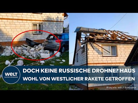 DROHNENALARM IN POLEN: Beschädigtes Haus wohl doch von westlicher Rakete zerstört!