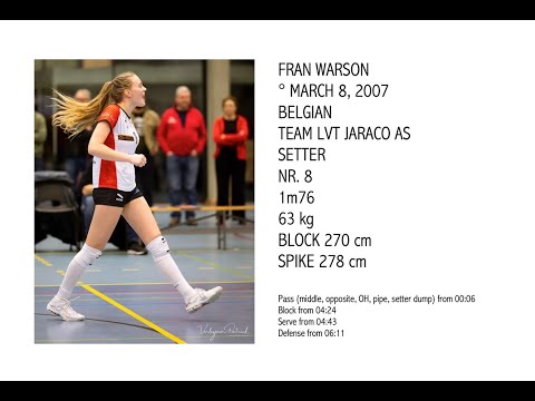 MEET FRAN WARSON - COLLEGE VOLLEYBALL RECRUIT WITH OVERBOARDER