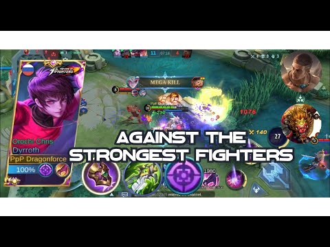 Dyrroth against the strongest fighters 👹💪. DYRROTH-MLBB-2022