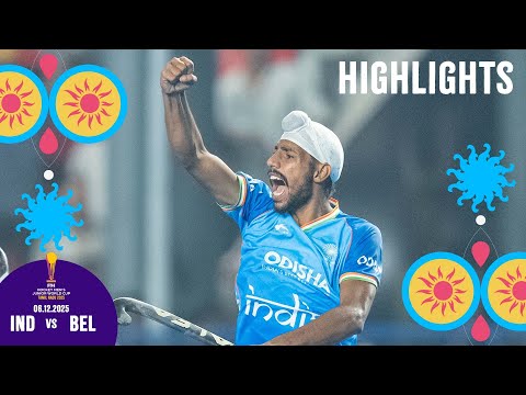 FIH Hockey Men's Junior World Cup 2025 Tamil Nadu: Quarterfinals - Highlights: India vs Belgium