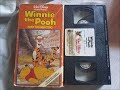Winnie The Pooh And The Tigger Too 1993 VHS Full Video