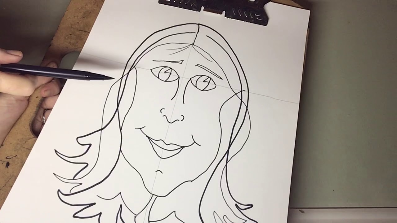 Promotional video thumbnail 1 for Caricatures By Heidi