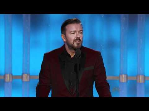 Ricky Gervais Golden Globes 2012 | Kim Kardashian & Kate Middleton Joke HD