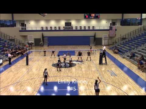 Emily Kinney Dunes 14 Black, Michigan City High School Volleyball