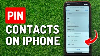 How to Pin Contacts on iPhone