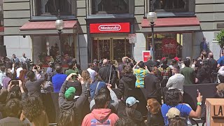 Doug Bowser Grand Opening Speech Live Reactions at Nintendo San Francisco