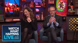 Andy Cohen, Allison Janney And John Benjamin Hickey Make Out! | WWHL video