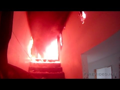 2nd floor FULLY INVOLVED Helmet Cam