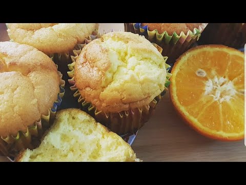 Divine Orange Chiffon Cup Cakes