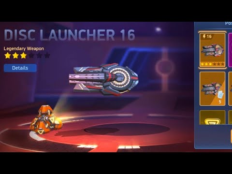 DISC LAUNCHER 16 IS HERE || FINALLY || #mecharena #gamelancer