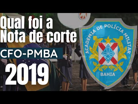 QUAL FOI A NOTA DE CORTE CFO/PMBA - CONCURSO CFO/BA