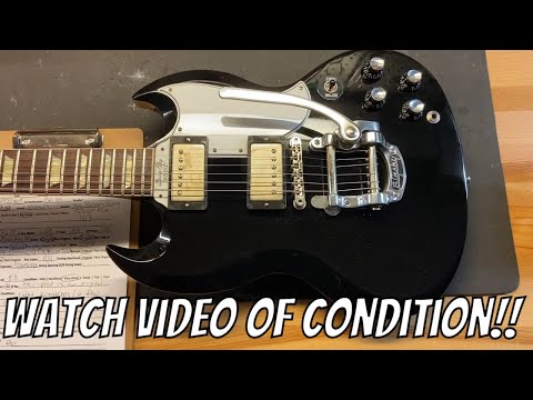 2015 Gibson Custom Shop Brian Ray ’63 SG Standard Silver Fox ~Video~ image 13