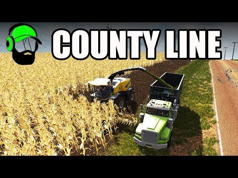 Farming Simulator 17 - County Line - Chopping corn #FS17