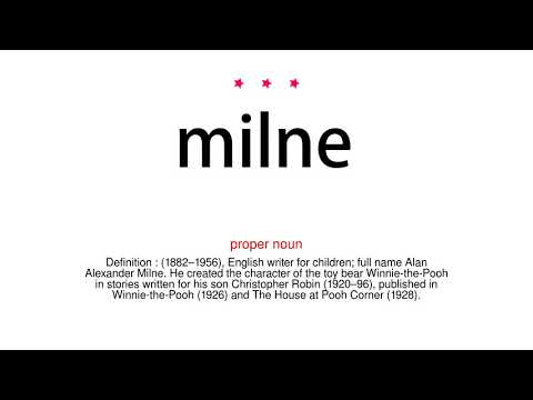 How to pronounce milne - Vocab Today