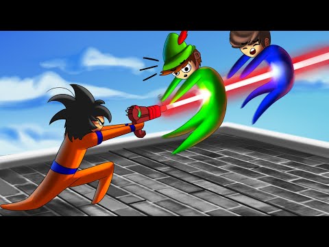 NOOB VS PRO: FUI CAMPEÃO NO DESAFIO DE STICKMAN DA FAMÍLIA ARQUEIRA