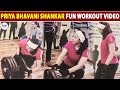 Priya Bhavani Shankar Fun Gym Workout Video Vijay TV LittleTalks