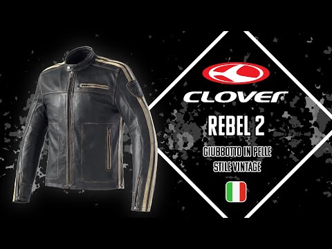 CLOVER REBEL 2 - Giubbotto in pelle style Vintage