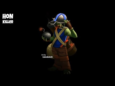 HoN 4.0 Bombardier Gameplay - Django190  - 1800 MMR