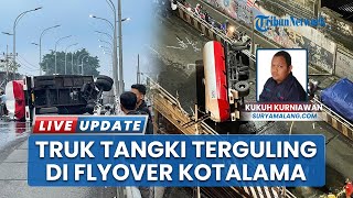 Insiden Laka Lintas Truk Tangki Tetes Tebu di Kota Malang, 4 Orang Mengalami Luka Berat dan Ringan