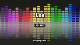 LEA - Leiser - Lyric Video