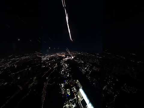 Skydiving Through Fireworks Looks Awesome