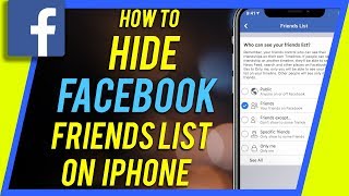How To Hide Your Facebook Friends List on iPhone